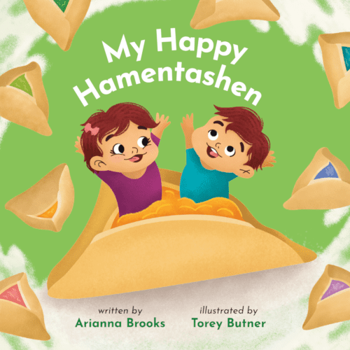My Happy Hamentashen - board book front cover (author Arianna Brooks)
